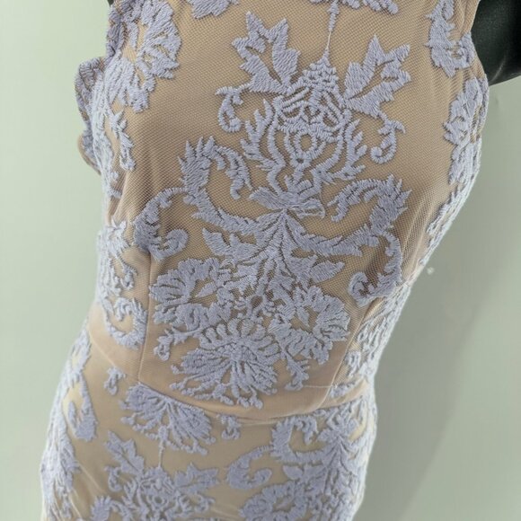 NWT - Hello Molly Bedroom Whispers Lace Mini Dress Size 8 Nude & Lavender - Picture 5 of 16